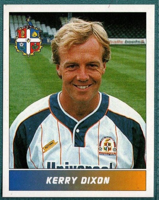 Panini Sticker Kerry Dixon Luton Town No.122