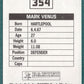 Panini Sticker Mark Venus Wolves No.354