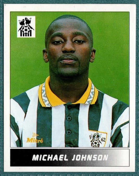 Panini Sticker Michael Johnson Notts County No.156