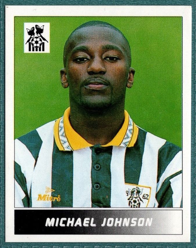 Panini Sticker Michael Johnson Notts County No.156 - Football League 95 Picture 1