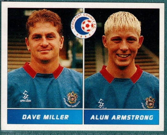 Panini Sticker Miller / Armstrong Stockport County No.520