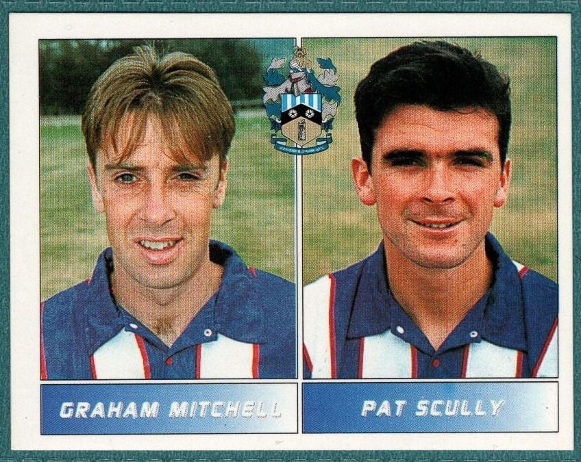Panini Sticker Mitchell / Scully Huddersfield Town No.455