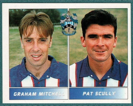 Panini Sticker Mitchell / Scully Huddersfield Town No.455