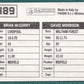 Panini Sticker Morrison / McGorry Peterborough United No.489