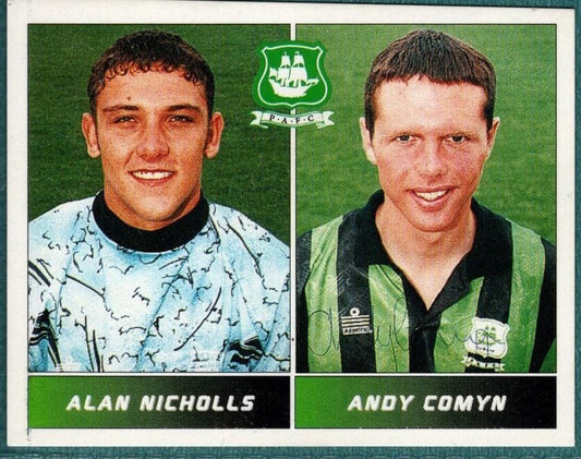Panini Sticker Nicholls / Comyn Plymouth Argyle No.492