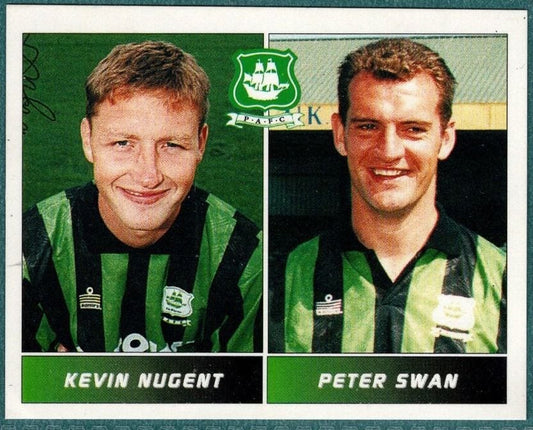 Panini Sticker Nugent / Swan Plymouth Argyle No.499