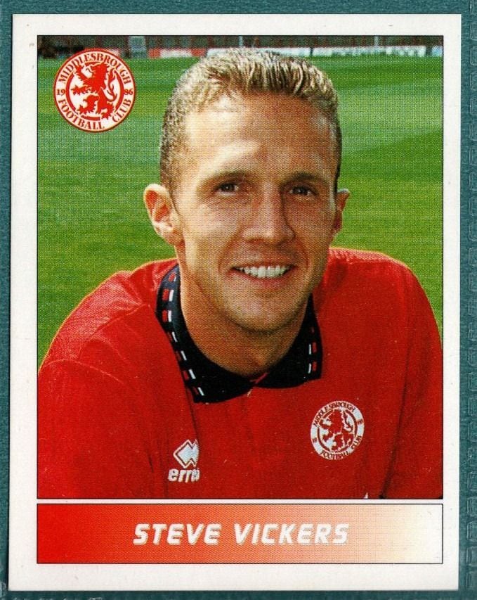 Panini Sticker Steve Vickers Middlesbrough No.128