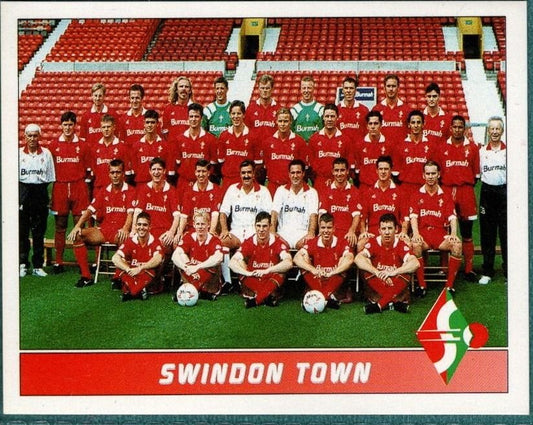Panini Sticker Swindon Town Team Photo No.289