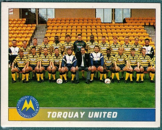 Panini Sticker Torquay United Team Photo No.594