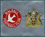 Panini Sticker Walsall / Wigan Athletic Badge Foil No.596 - Football League 95 Picture 1
