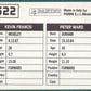 Panini Sticker Ward / Francis Stockport County No.522