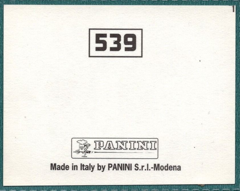 Panini Sticker Wrexham Kits No.539 - Football League 95 Picture 2