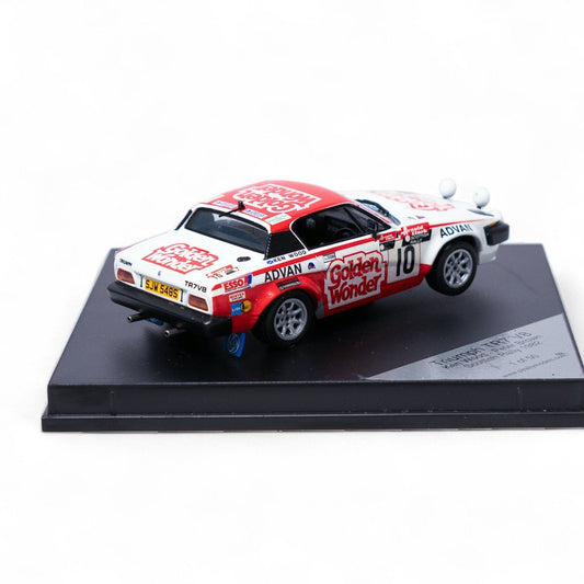 PJ Rally Models Triumph TR7 V8 Golden Wonder Ken Wood 1982 Scottish Rally Ltd Ed 1/50