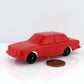 Plasto No 1904 Volvo 244 DL Vintage Red Vinyl Plastic Model Made in Finland