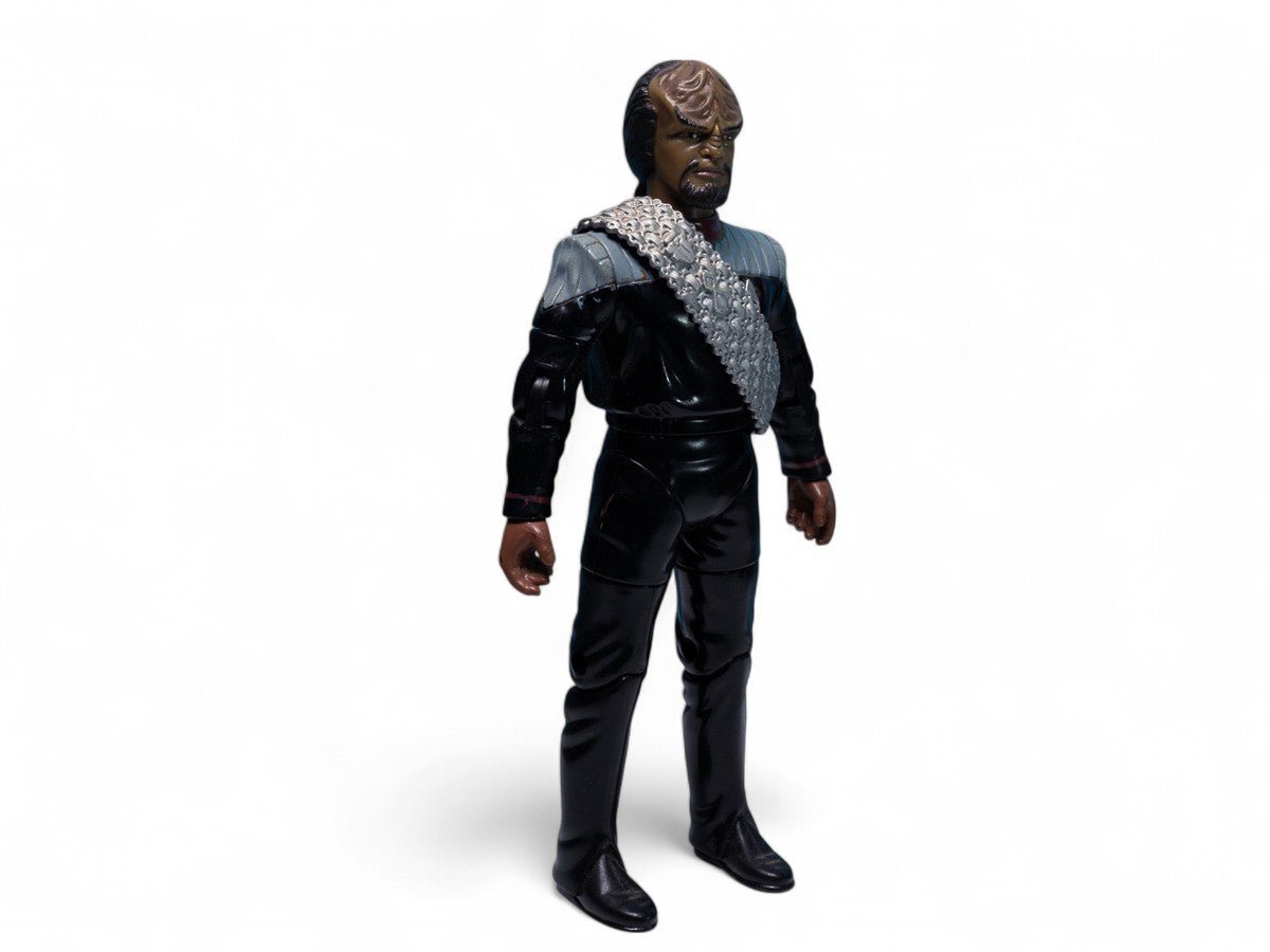Playmates Star Trek Lt. Commander Worf Warp Factor Combat Action 1997 Figure Action Figure Picture 5