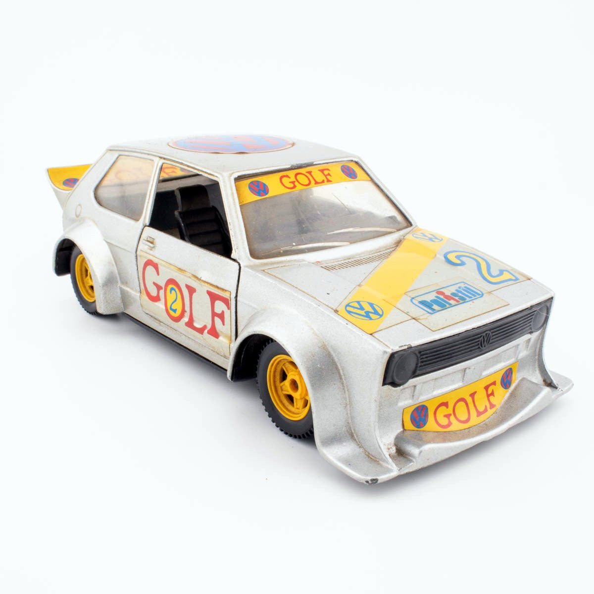 Polistil 1/24 Scale VW GOLF GTi Rally 1980 Italy Excellent Loose Diecast Model - DT Collectable Toys