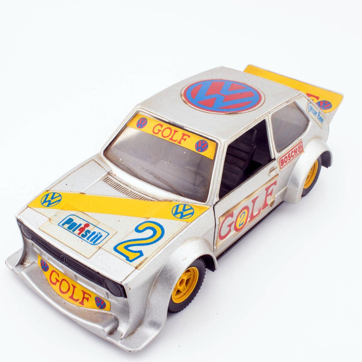Polistil 1/24 Scale VW GOLF GTi Rally 1980 Italy Excellent Loose Diecast Model - DT Collectable Toys