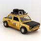 Polistil S7 Fiat 128, East African Safari Rally Car, 1:25 Scale, Near Mint