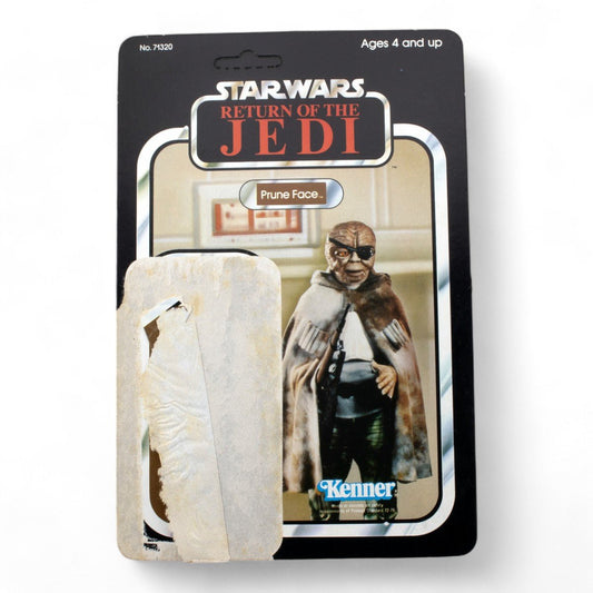 PRUNE FACE KENNER ROTJ 79A UNPUNCHED CARDBACK VINTAGE STAR WARS EXCELLENT - DT Collectable Toys