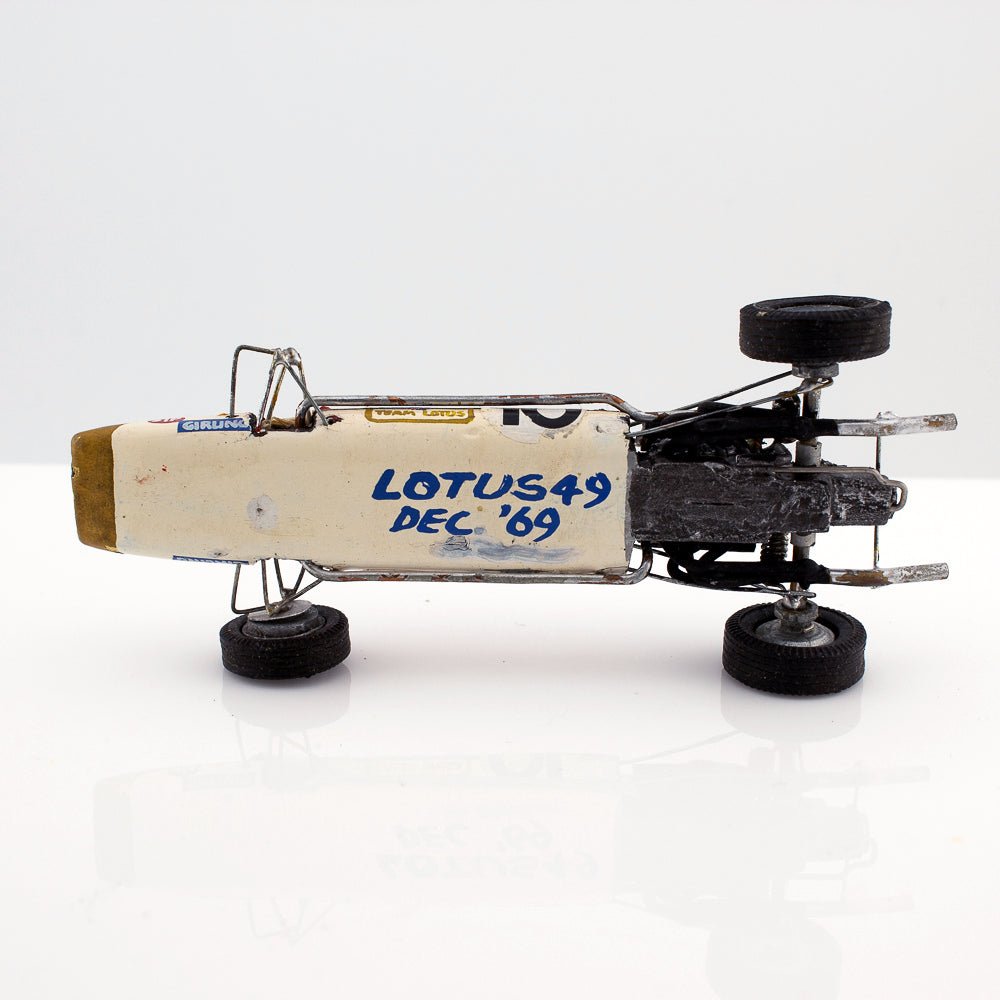 Scratch Built(?) 1:43 Scale Graham Hill Lotus 49 Grand Prix Racing Car Needs TLC