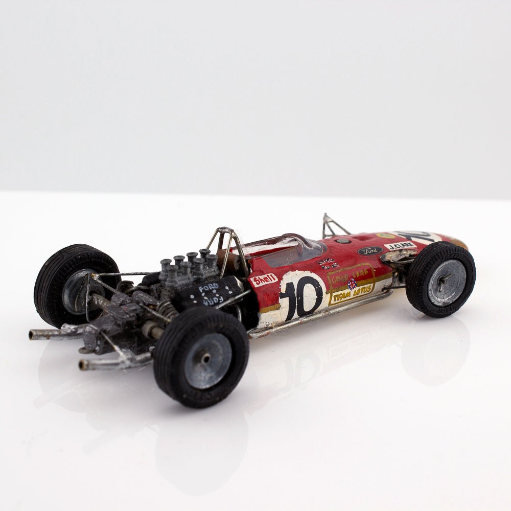 Scratch Built(?) 1:43 Scale Graham Hill Lotus 49 Grand Prix Racing Car Needs TLC