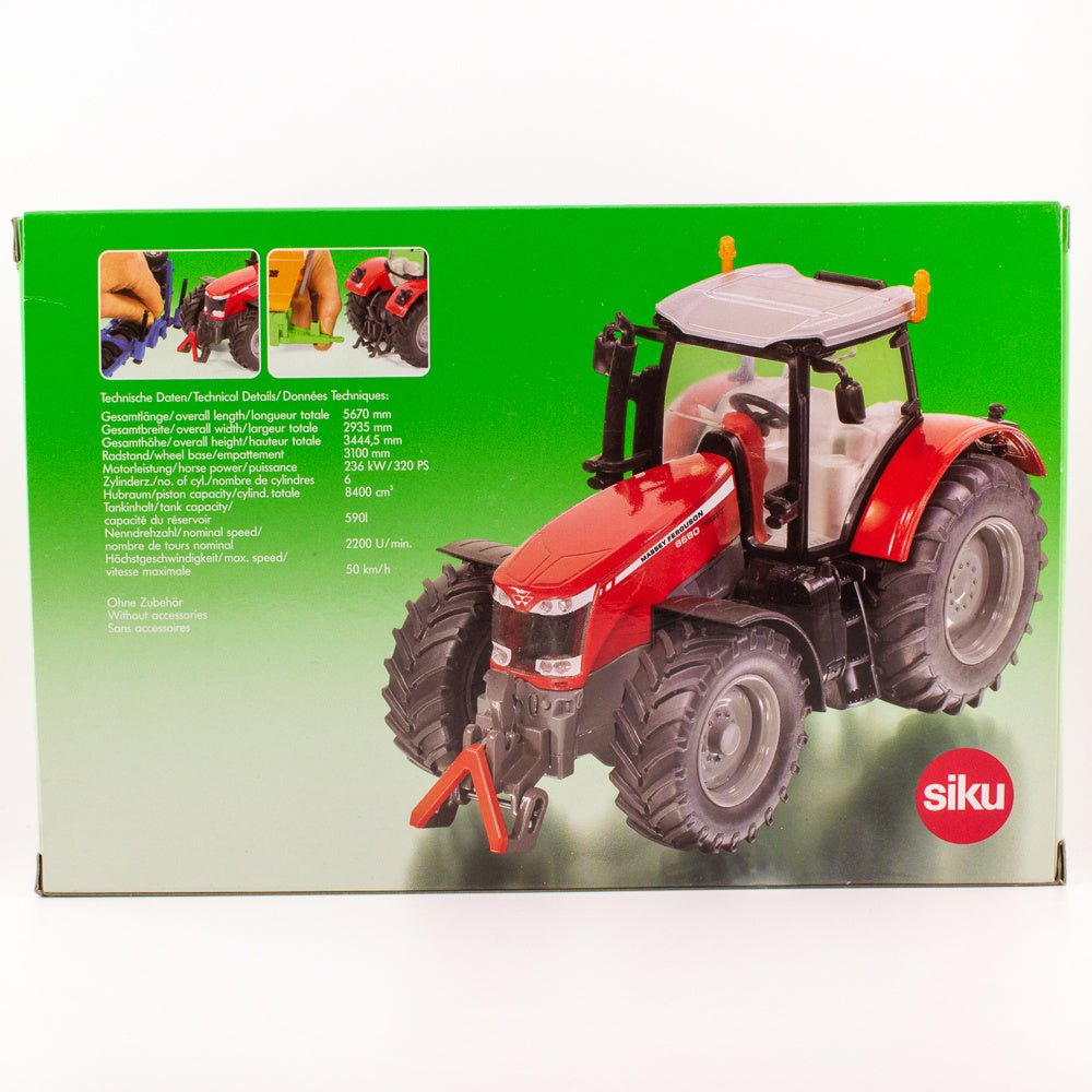siku 3270 Massey Ferguson MF 8680 1:32 Scale Tractor, Mint Condition & Boxed Picture 7
