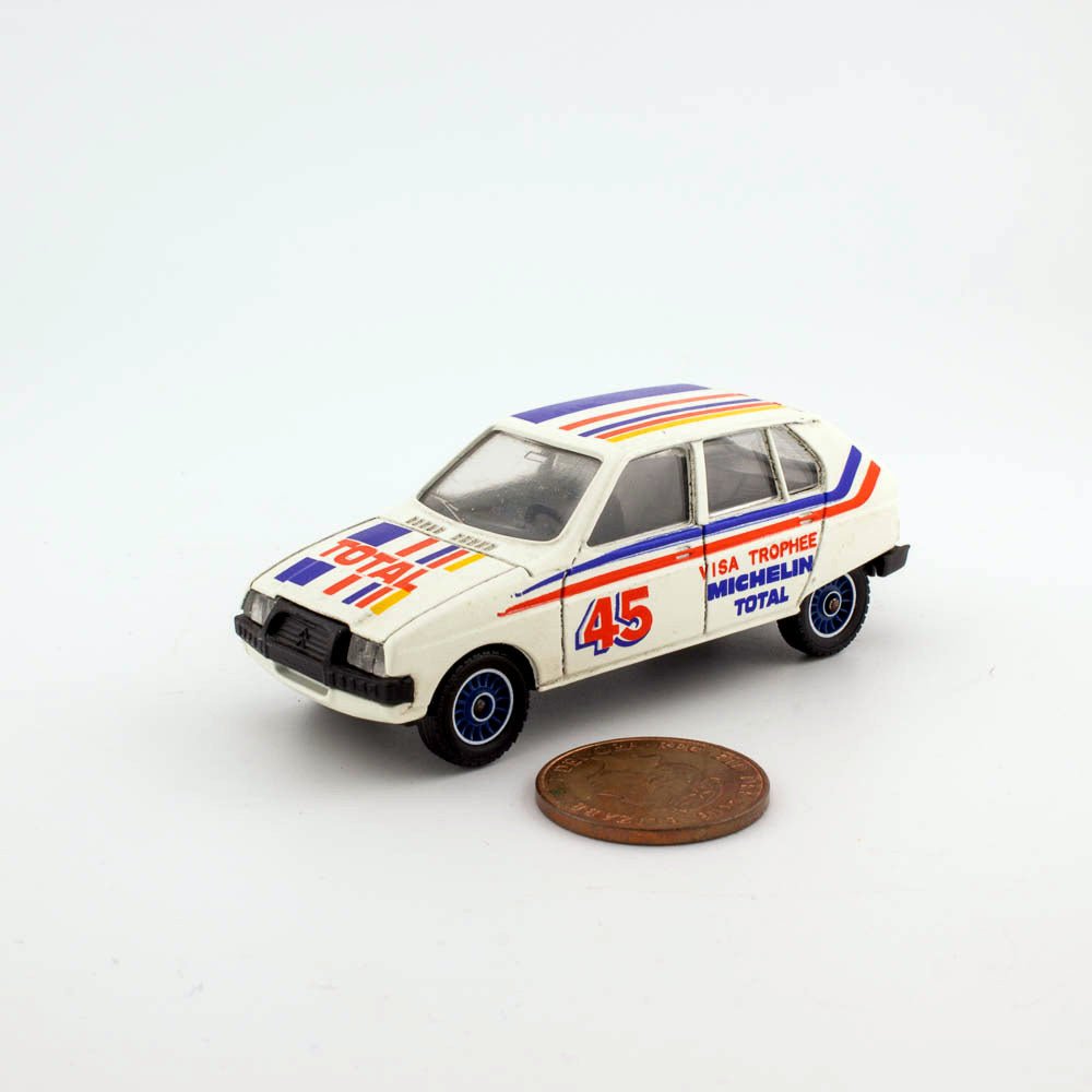Solido 1302 1/43 Scale Citroen Visa Total Rally, Excellent Cond. Diecast Model