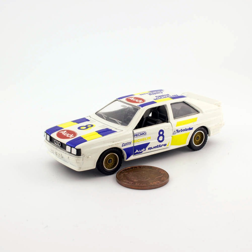 Solido 1328 1/43 Scale Audi Quattro Rally, Excellent Condition Diecast Model