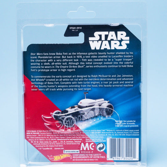 Star Wars Celebration Europe 2016 Prototype Armor Boba Fett Concept Hot Wheels - DT Collectable Toys