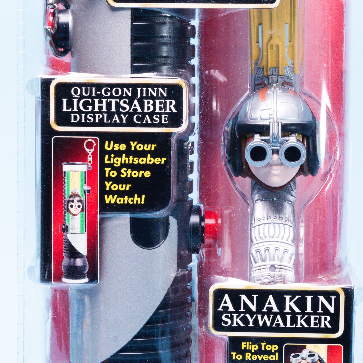 Star Wars Episode 1 Anakin Skywalker Collector Watch & Qui - Gon Lightsaber Case Picture 2