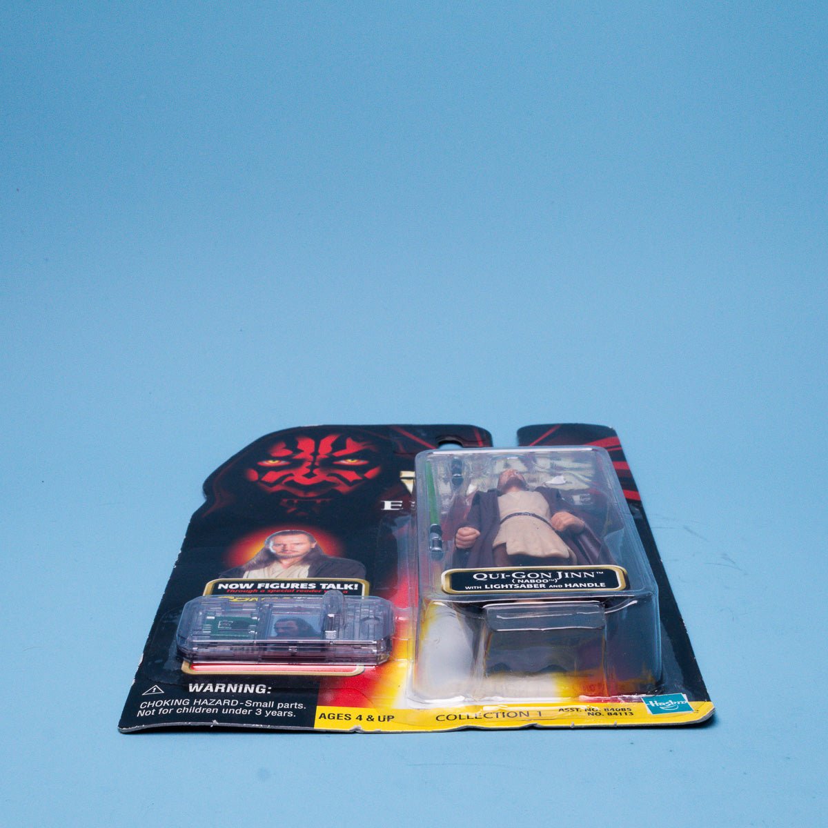 Star Wars Episode 1 Qui - Gon Jinn (Naboo) Hasbro Collection 1 Action Figure MOC - DT Collectable Toys