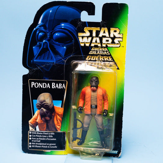 Star Wars POTF 2 Ponda Baba Black Beard Collection 3 Green Card MOPC - DT Collectable Toys