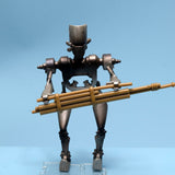 Star Wars POTF2 ASP - 7 DROID 1997 Kenner Action Figure Excellent - DT Collectable Toys