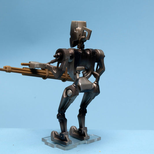 Star Wars POTF2 ASP - 7 DROID 1997 Kenner Action Figure Excellent - DT Collectable Toys