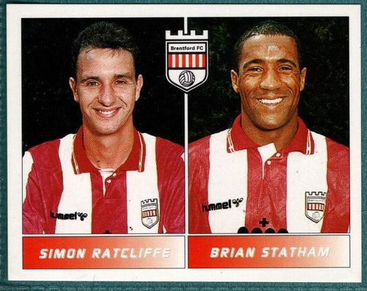 Panini Sticker Ratcliffe / Statham Brentford No.399