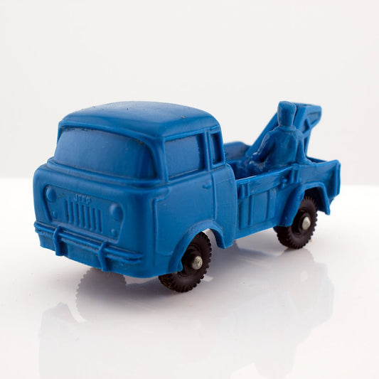 Tomte Laerdal Norway, 17 Jeep Service 1963 Vintage Blue Vinyl Plastic Model
