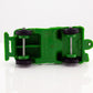Tomte Laerdal Norway, 2 Jeep Willys 1962 Vintage Green Vinyl Plastic Model