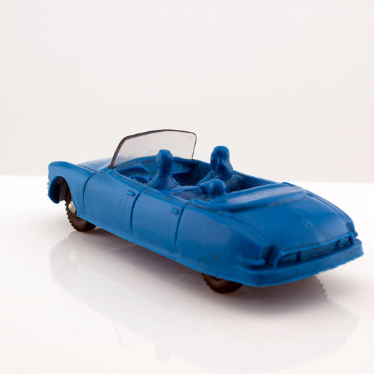 Tomte Laerdal Norway, 21 Citroen DS 1966 Vintage Blue Vinyl Plastic Model