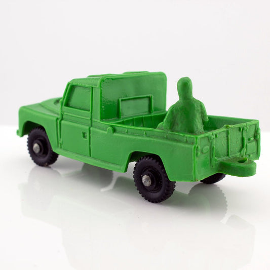 Tomte Laerdal Norway 23 Land Rover 109 WB 1969 Vintage Green Vinyl Plastic Model