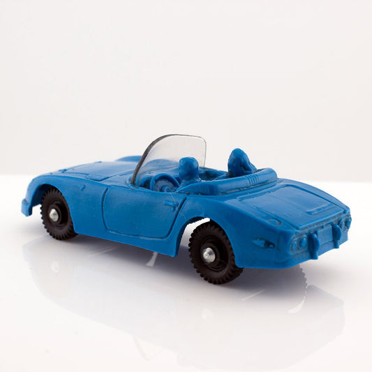 Tomte Laerdal Norway, 24 Toyota 2000 1969 Vintage Blue Vinyl Plastic Model