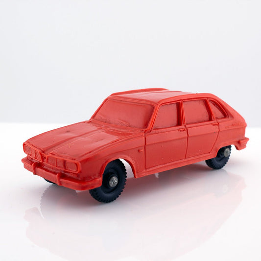 Tomte Laerdal Norway, 25 Renault 16 1972 Vintage Red Vinyl Plastic Model