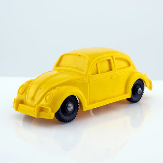 Tomte Laerdal Norway, 29 Volkswagen 1300 Beetle 1973 Vintage Yellow Vinyl Model