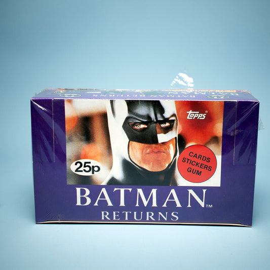 Topps BATMAN RETURNS Movie Photo Cards 1992 Vintage Sealed Counter Top Box - DT Collectable Toys