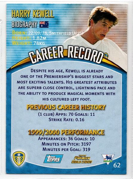 Harry Kewell Leeds United, No.62