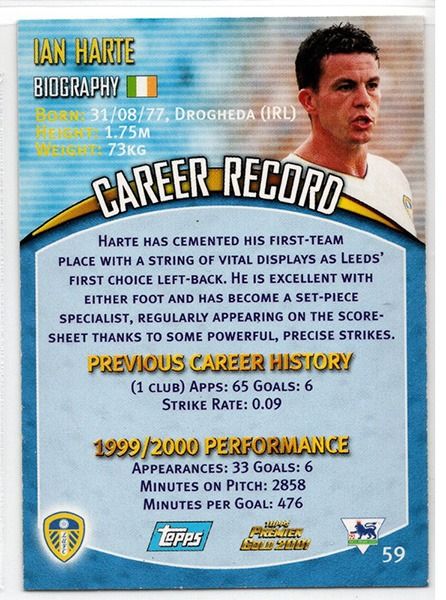 Ian Harte Leeds United, No.59