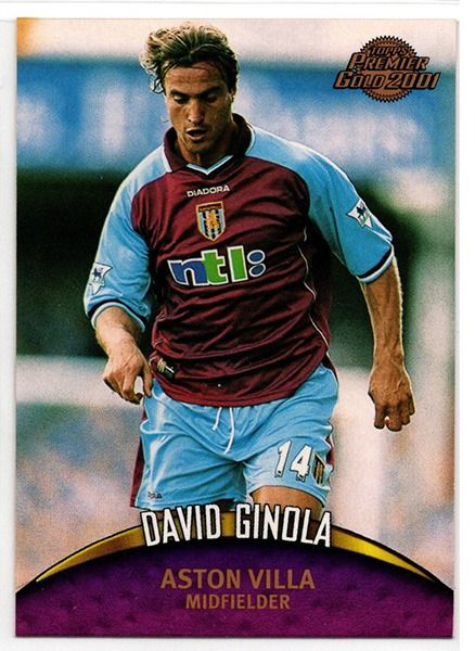 David Ginola Aston Villa Midfielder, No.12