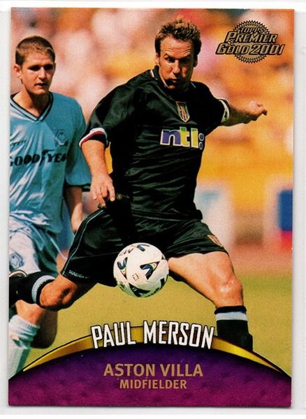 Paul Merson Aston Villa Midfielder, No.13