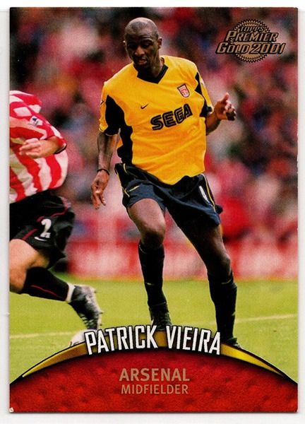 Patrick Vieira Arsenal Midfielder, No.2