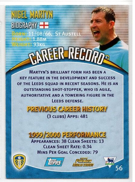 Nigel Martin Leeds United, No.56