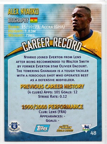 Alex Nyarko Everton FC, No.48